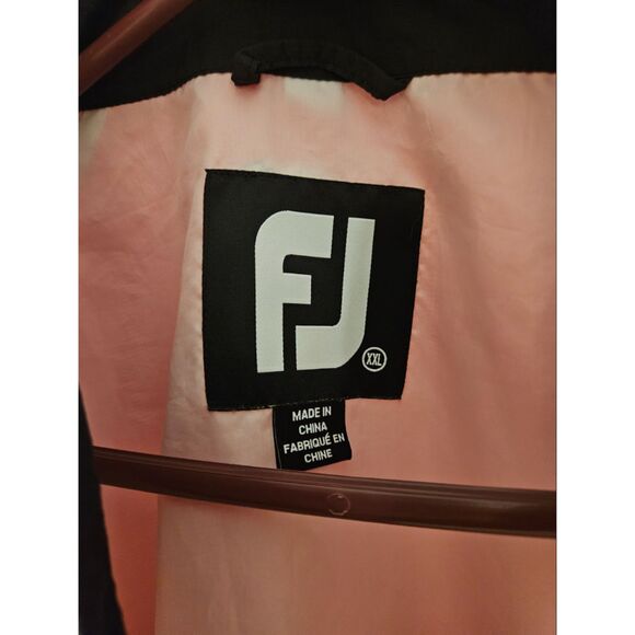 Vintage Men's Red/White FootJoy Half Zip Pullover - Picture 5 of 6